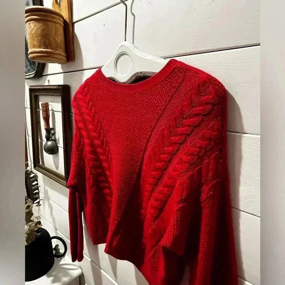 ONLY Red cotton  crop knit size S - Picture 6 of 8
